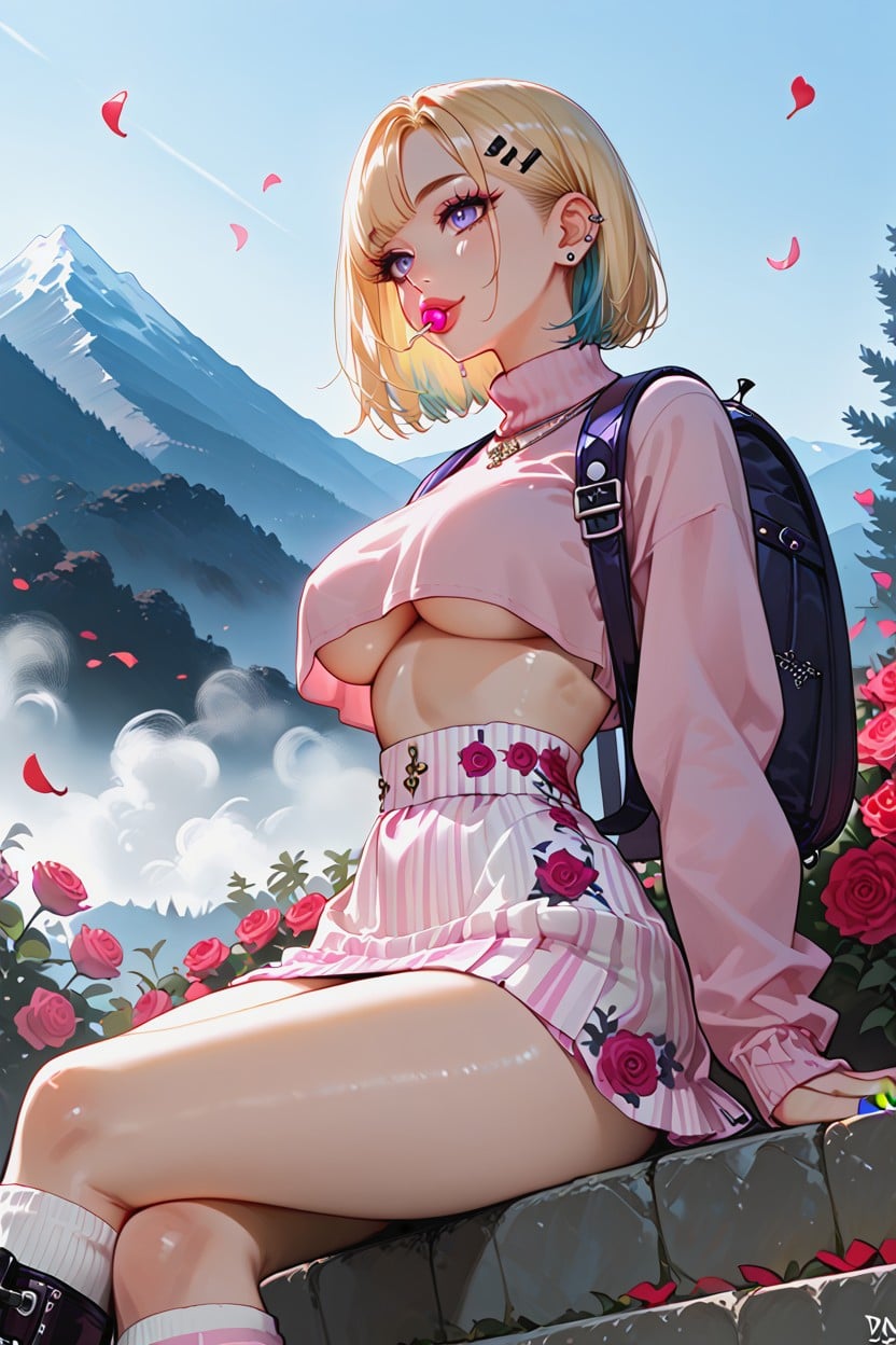 Female Ultra Detailed, Enid Sinclair From Wednesday, A Few Drops Of Pussy And Nipples Juice Hentai AI Porn