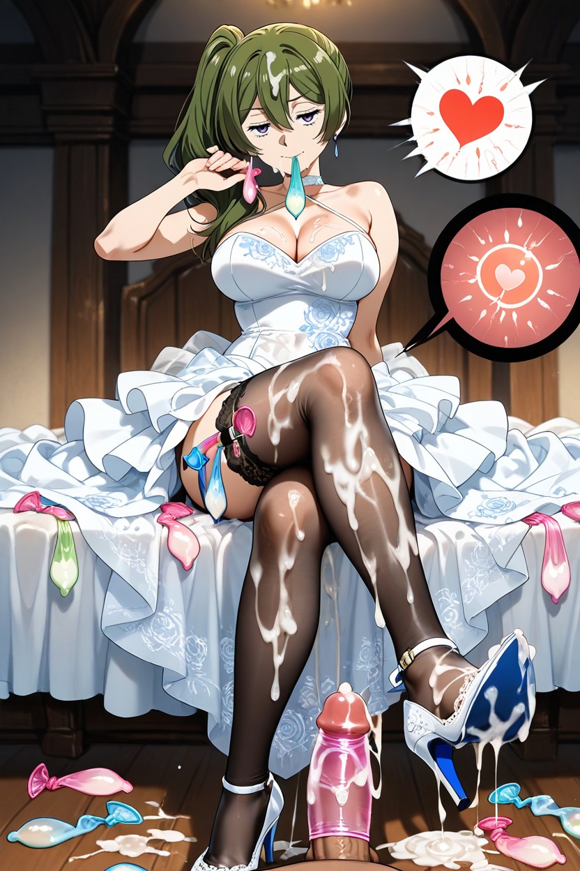 Cum Dump, Cum On Legs, Skinny Hentai AI Porn