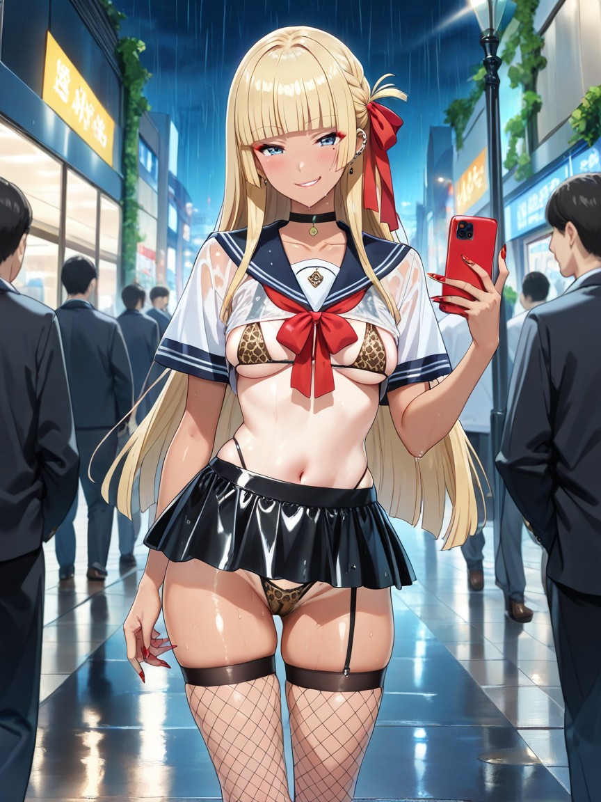 Erect Nipple, Svelte, Smirk Hentai AI Porn