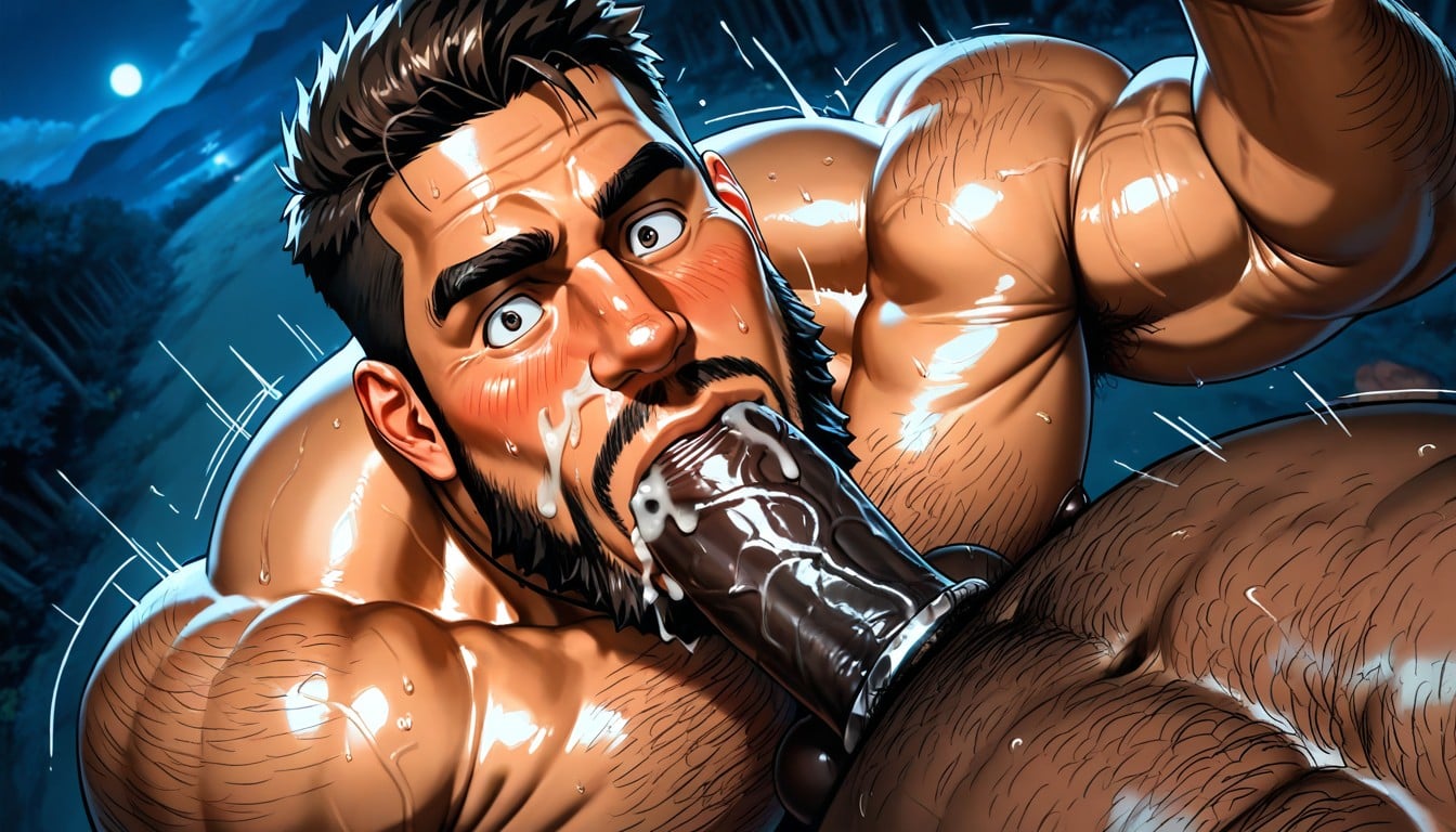 Handsome, Mouth Sucking Fat Cock, Dilf Porno IA Gay