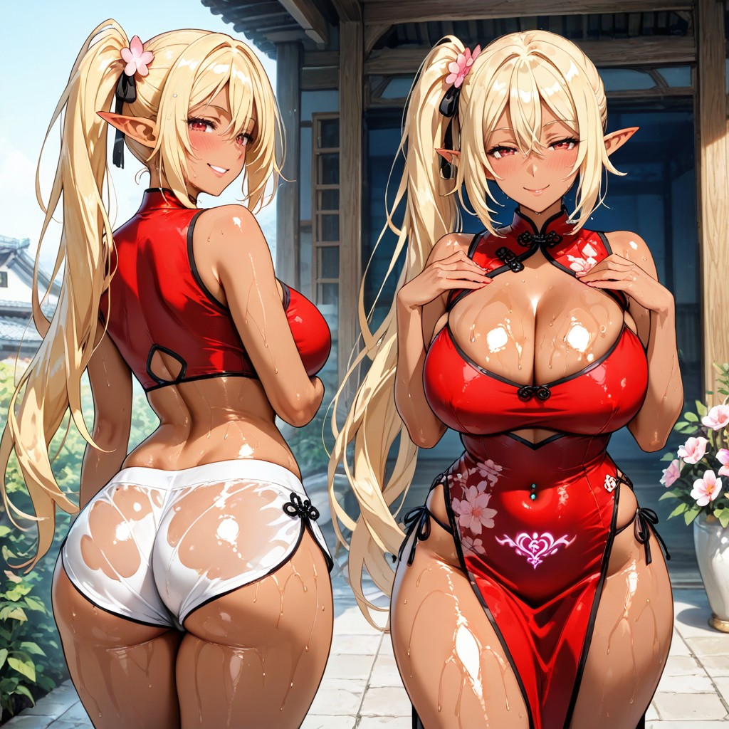 Waist, Curvy Figure, Navel AI Porn