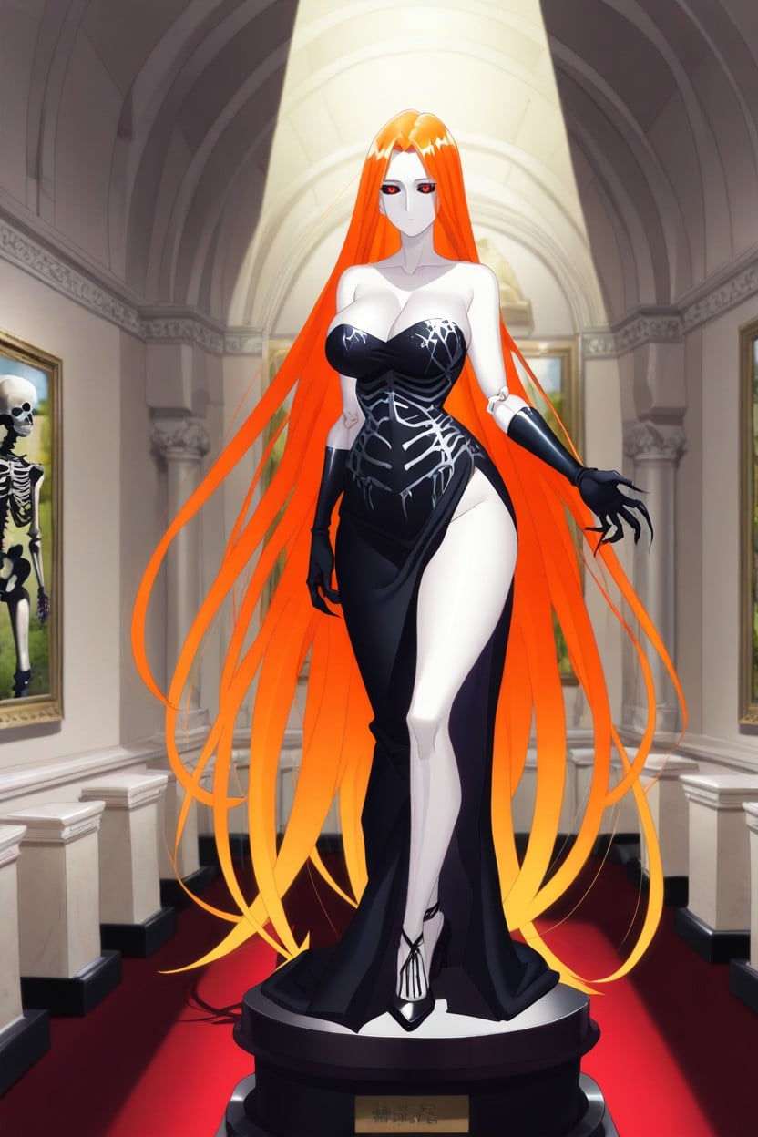 Large Room, Full Body Shot, Gazing Straight Ahead Hentai AI Porn