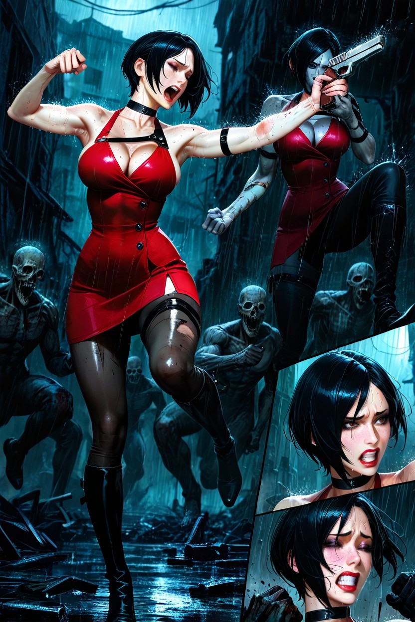 Face, 25+, Zombie Running Hentai AI Porn