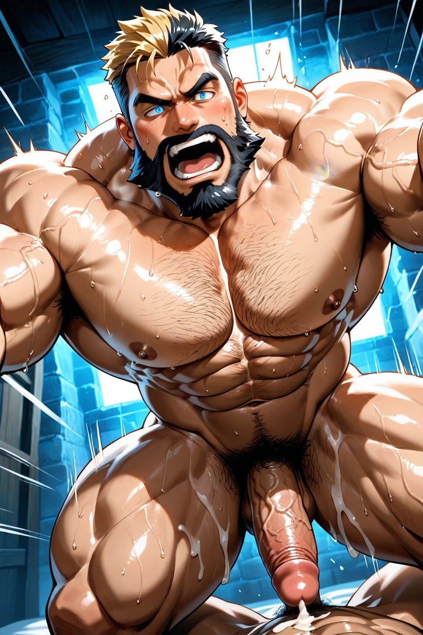 Extra Hair, Tan Skin, Low Angle Porno IA Gay