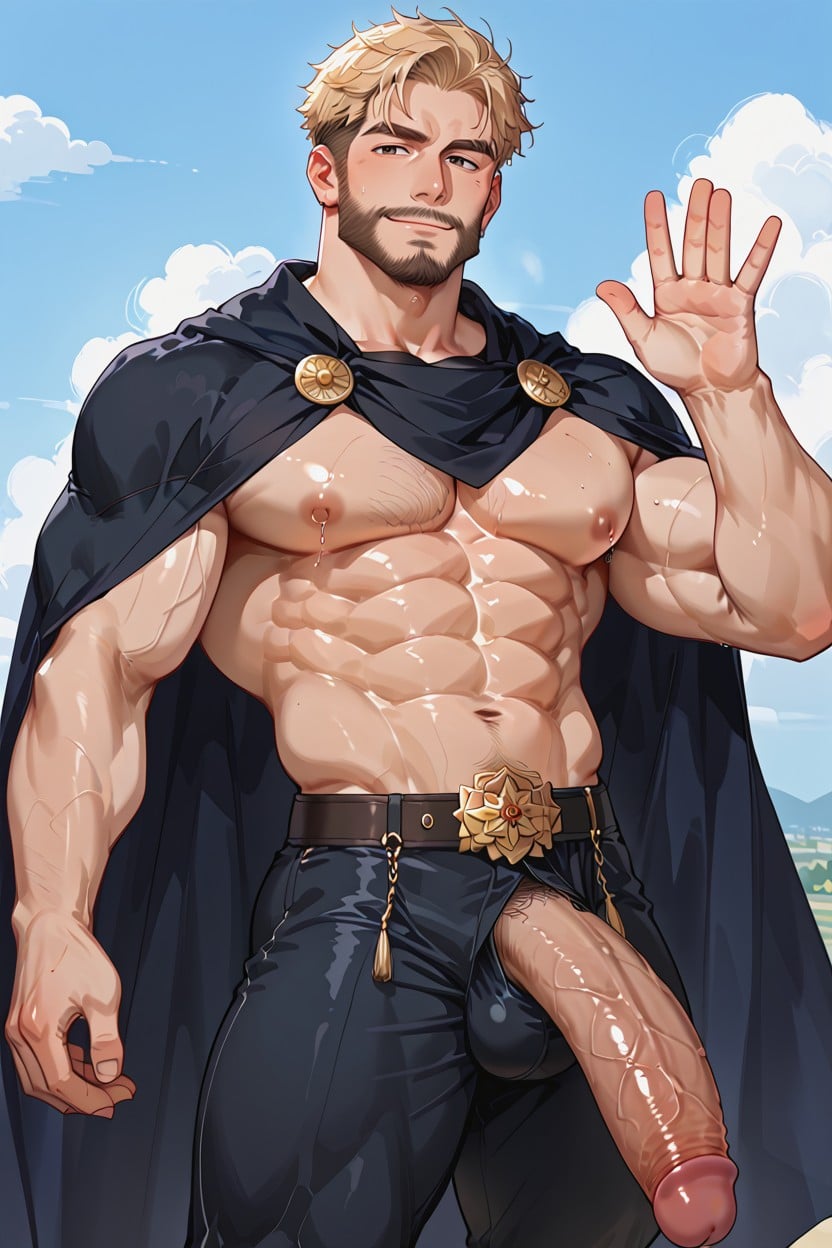 近代的な都市, Muscular Thighs, 巨大 ゲイAIポルノ