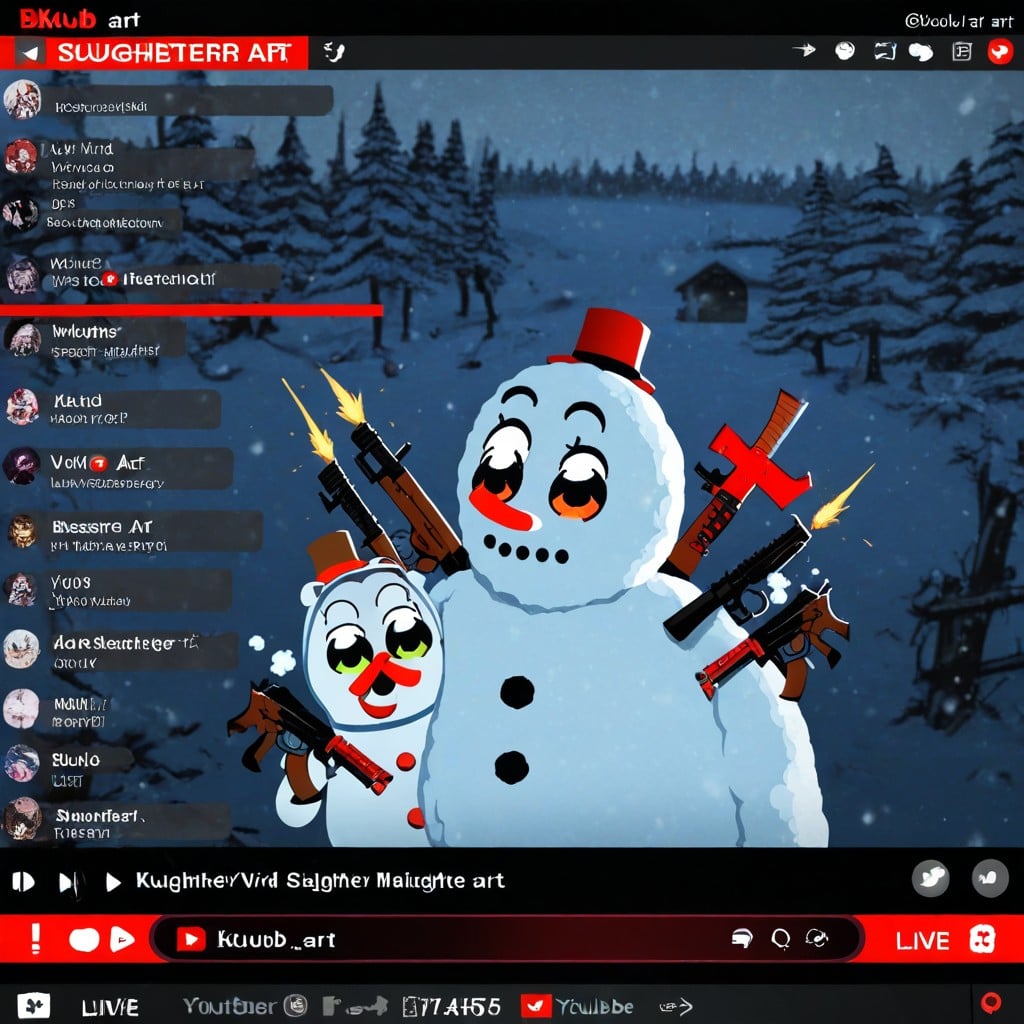 High Resolution, Bkub Art Style, Fallen Snowmen AI Porn