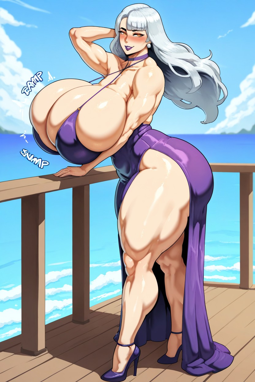 Silver Hair, Horny, Hair Hentai AI Porn