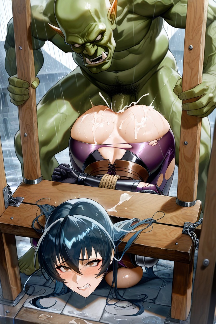 Anal Position, Vibrant Colors, Shiny Skin Hentai AI Porn