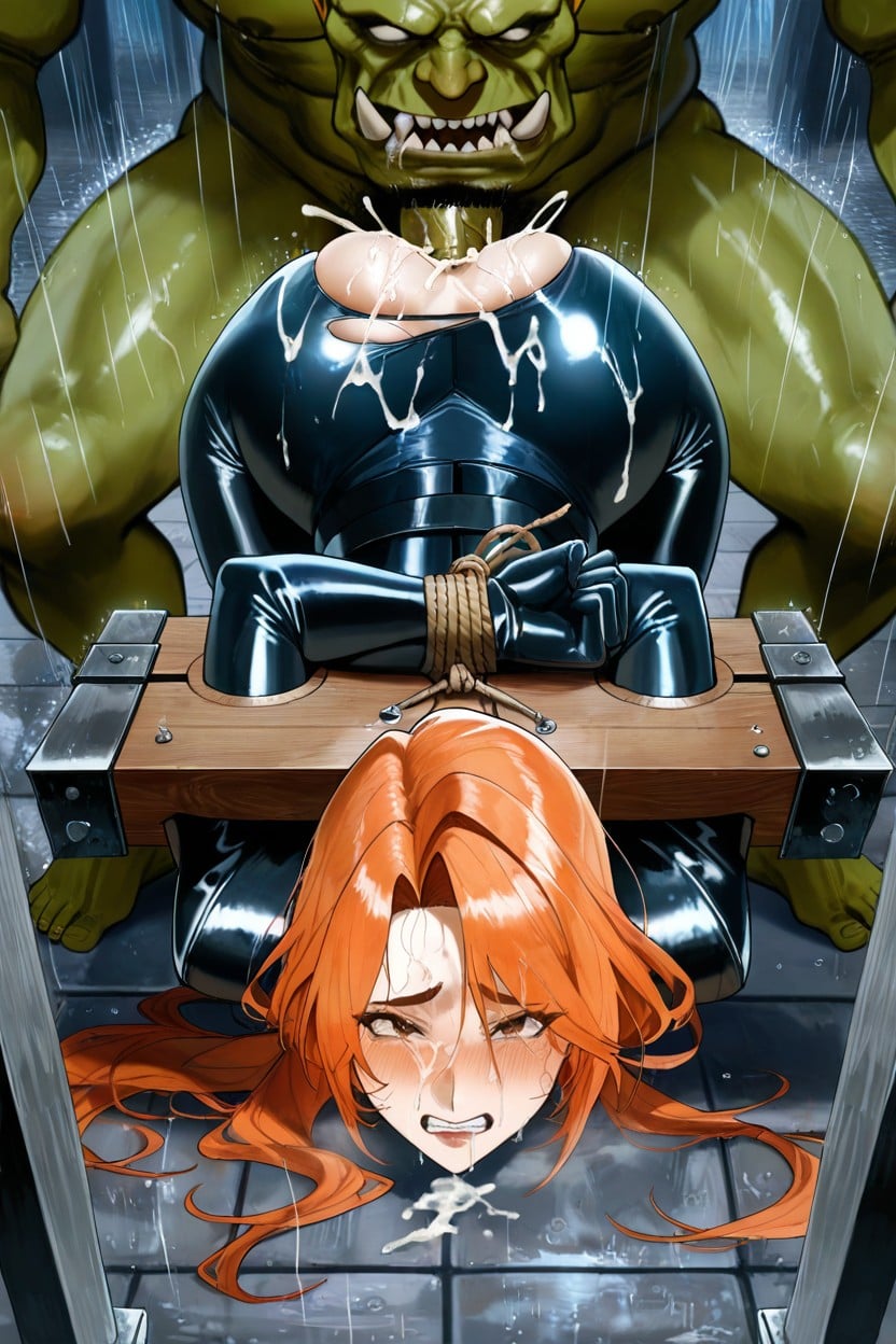 Woman Is Blushing, Guillotine, Angry Hentai AI Porn