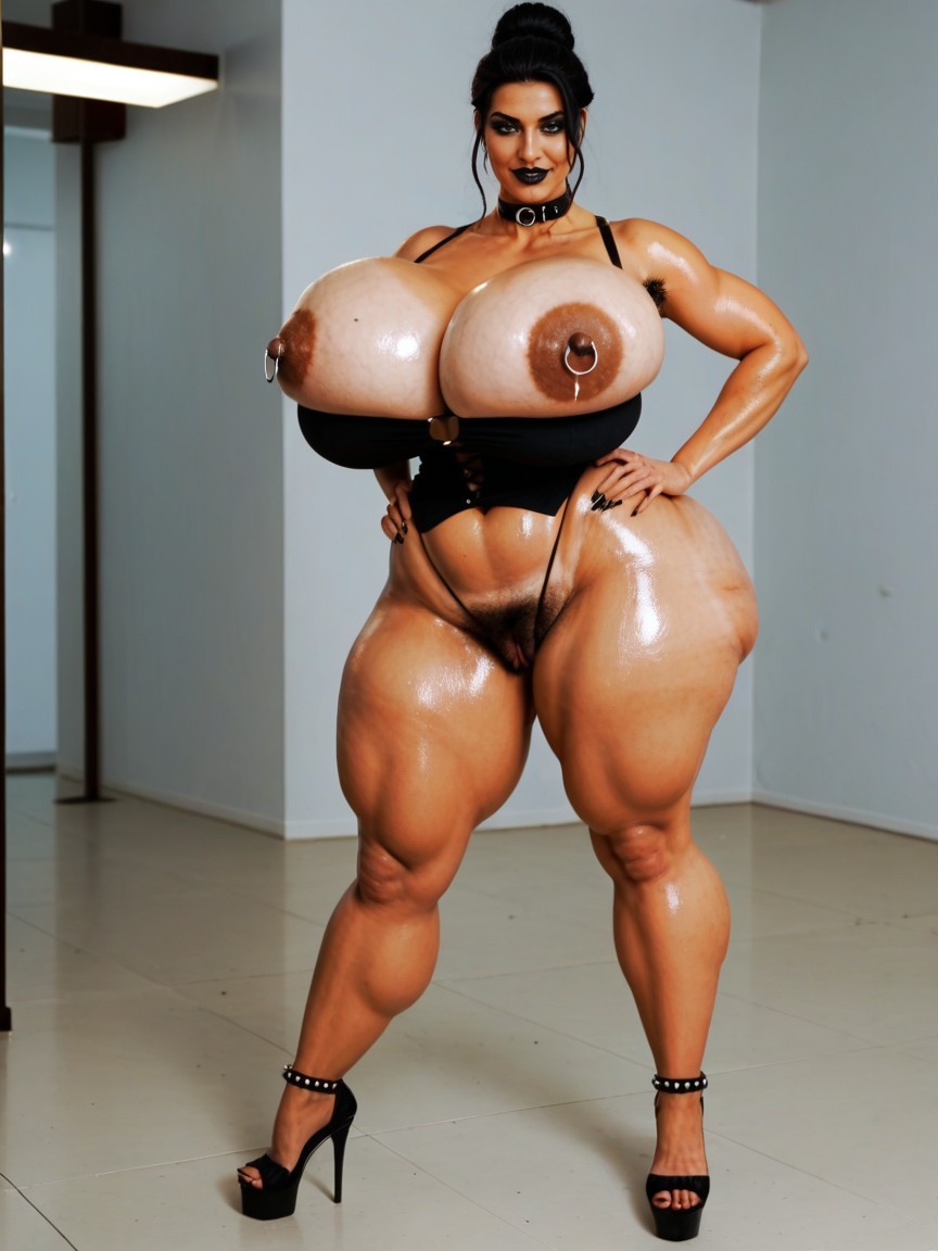Hyper Long Puffy Nipples, Waist, Waist AI Porn