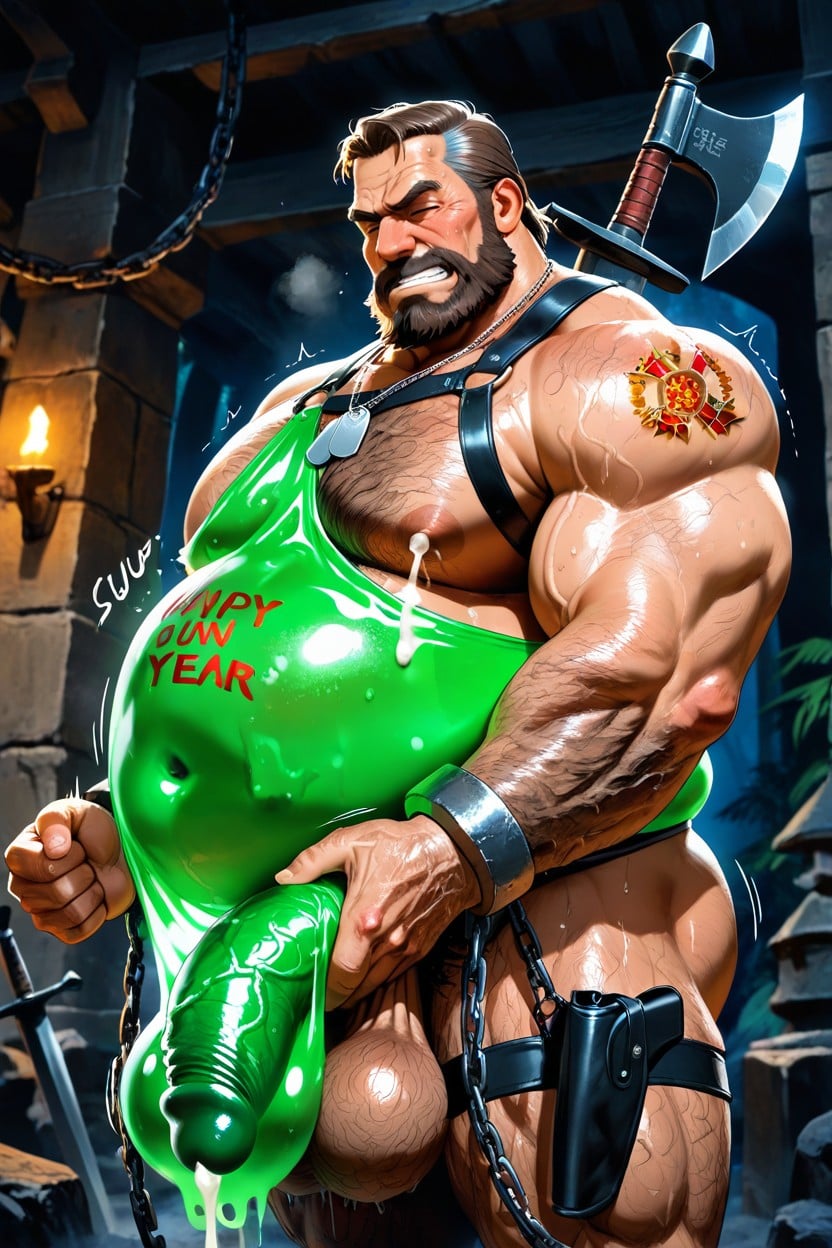 Cinematic Lighting, Tags, Thick Cum On Thighs And Chest Pornografia gay com IA