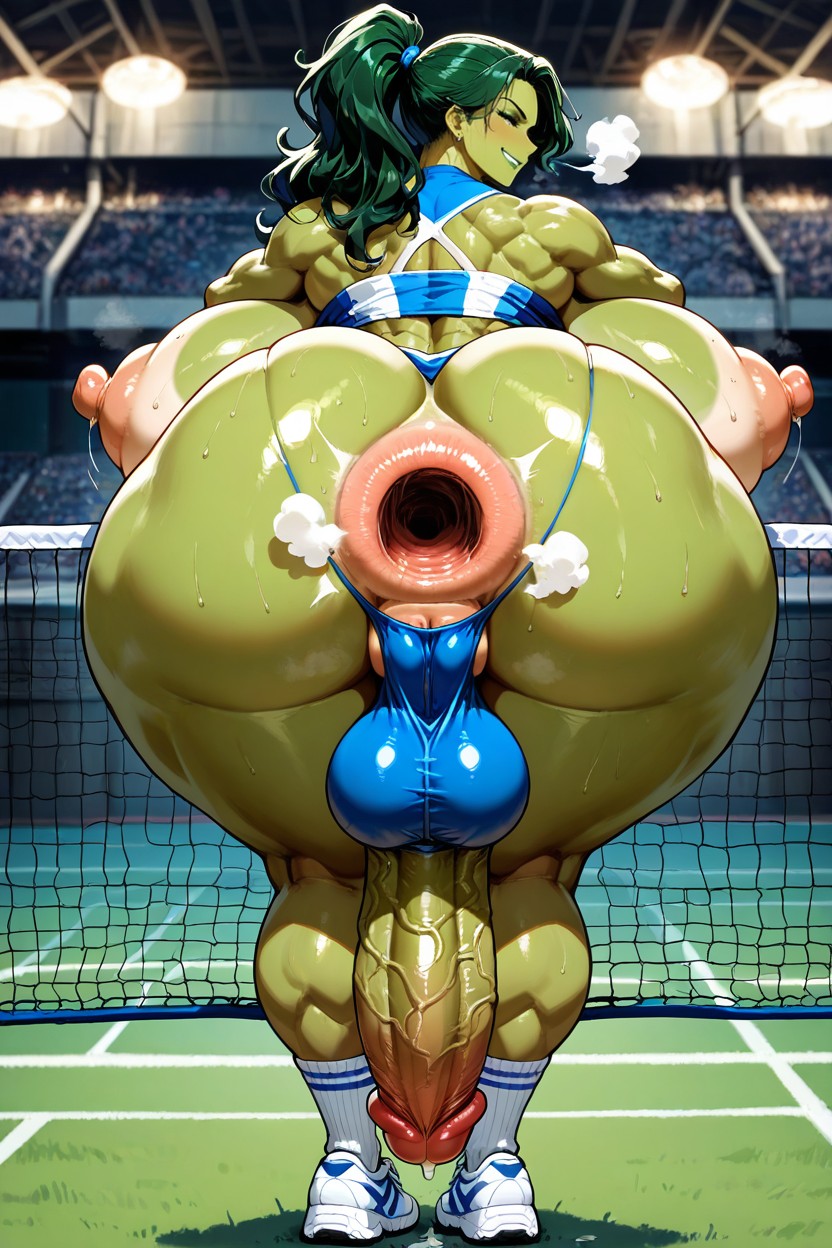 Hyperknot, She-hulk, Athletic Socks AI Porn