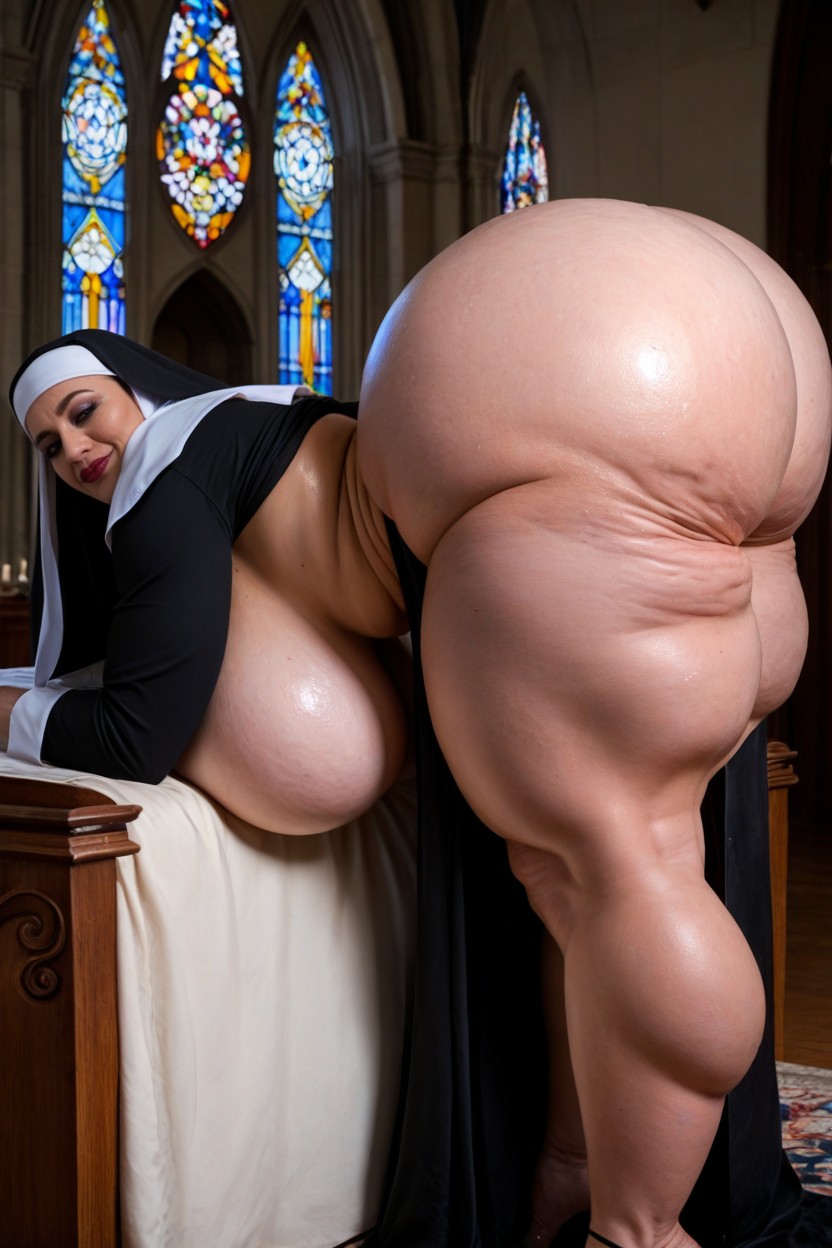 Elegant Sexy Woman, No Underwear, Big Ass Porno IA
