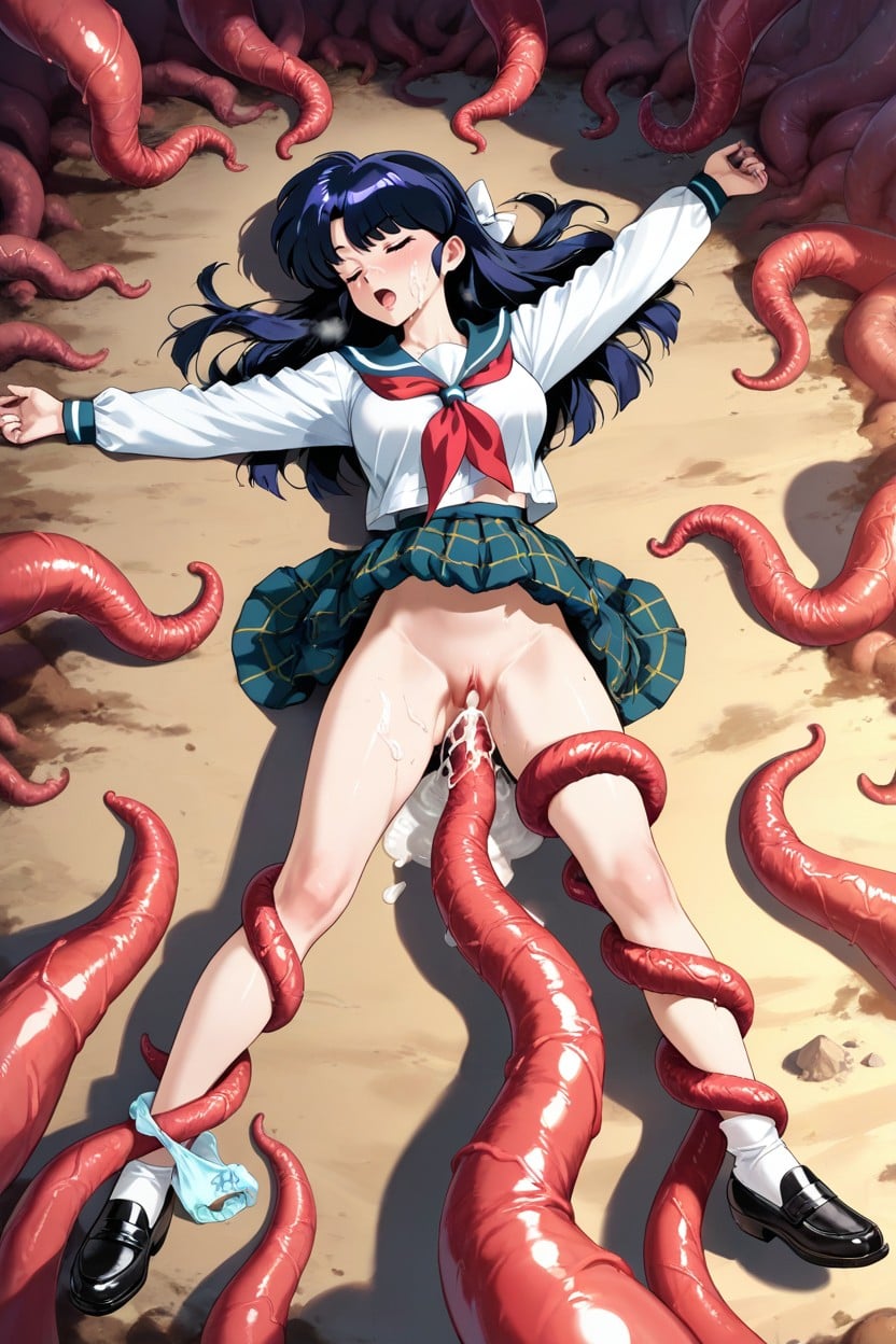 Tentáculos, Wind Blows, Spread Legs Hentai IA