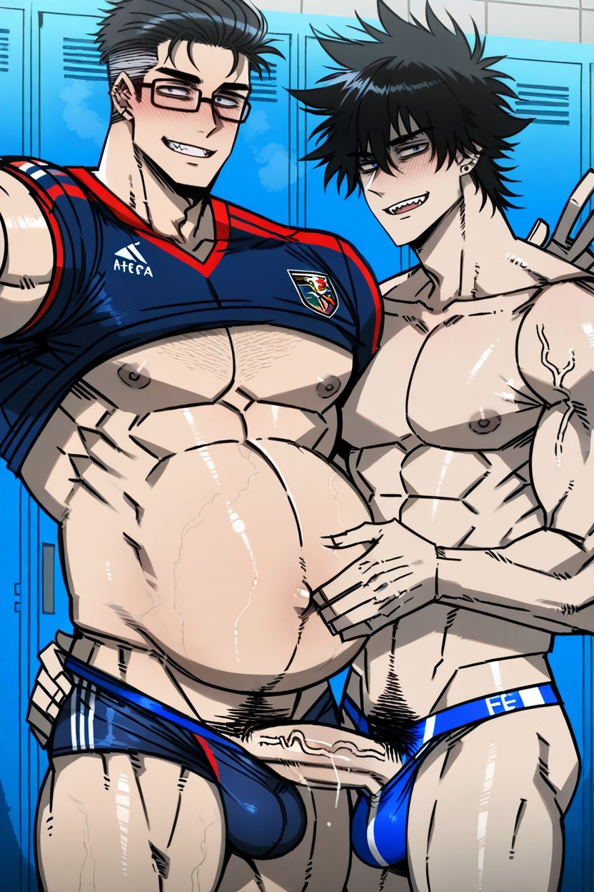 Front View, Bromance, Anus Being Fucked AI同性恋黄片