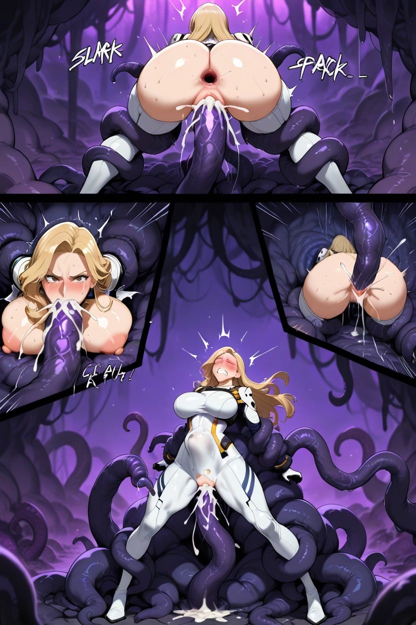 Motion Lines, Tentacle Monster Sex, Giant Monster AI 포르노