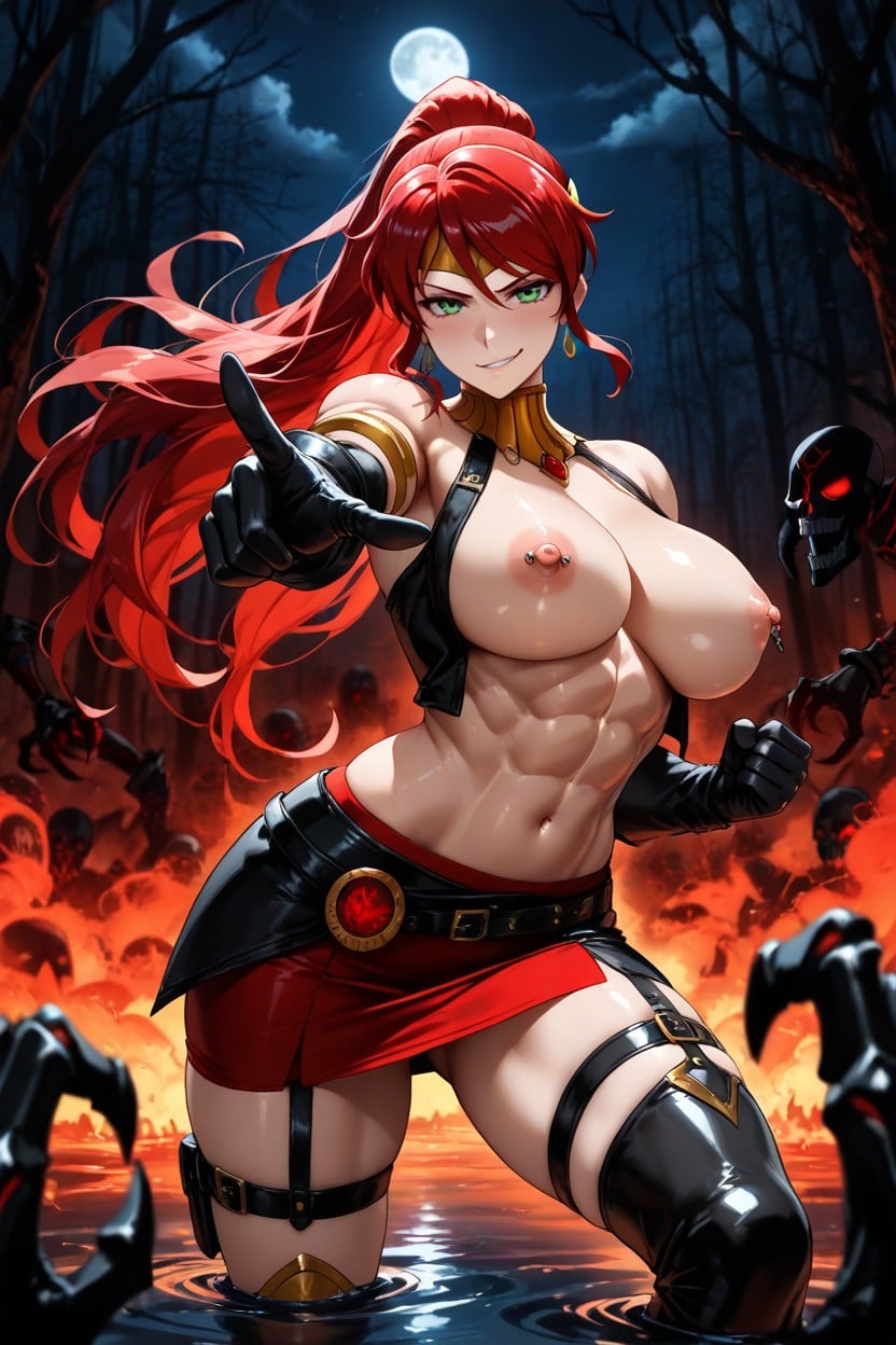 Swamp, Red Hair, Red Hair AI Porn