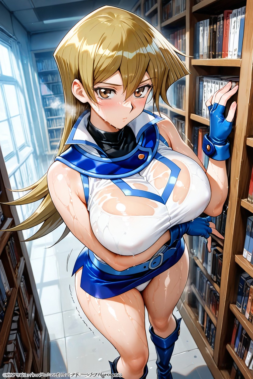 Wearing Characters Official Outfit, Boots, Bored Woman Hentai IA