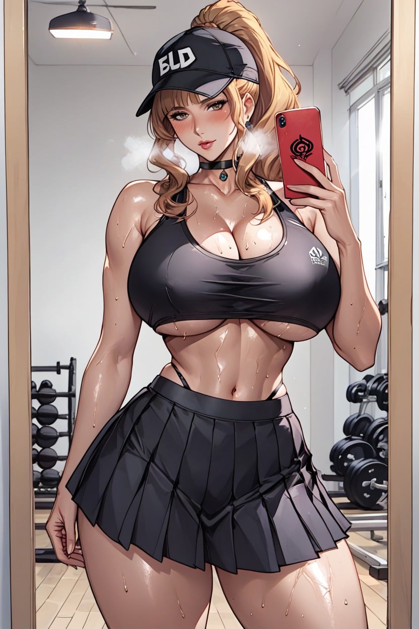 Curvy, Accurate Face, Sultry Hentai AI Porn