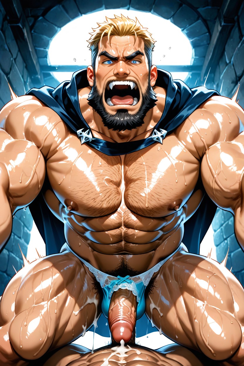 Vampiro, Piel Grasa, Naked Porno gay IA