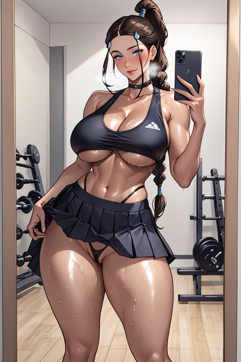 Detailed, Cleavage, Long Legs Hentai AI Porn