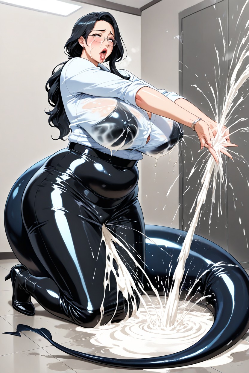 Mommy Milf, No Human Legs, Fingering And Squirting Hentai AI Porn