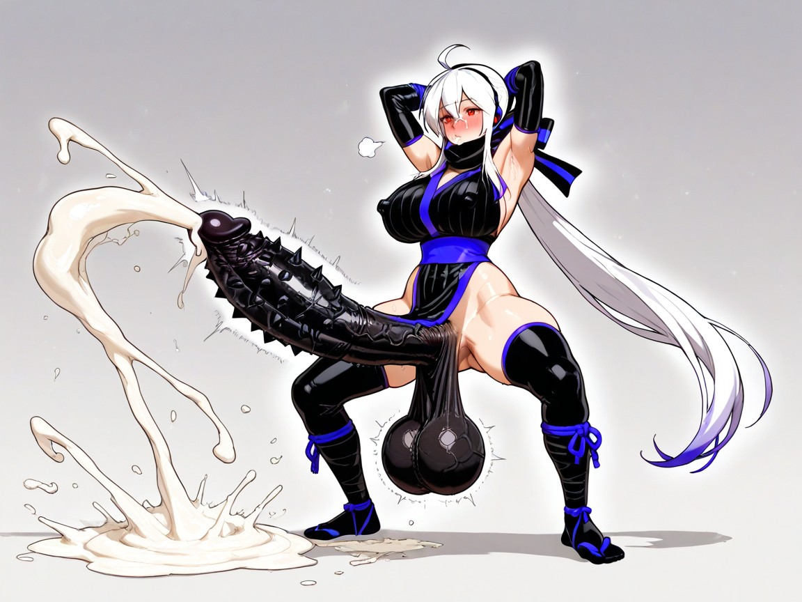 Erection Penis, Erect Horsecock, Huge Balls Hentai AI Porn