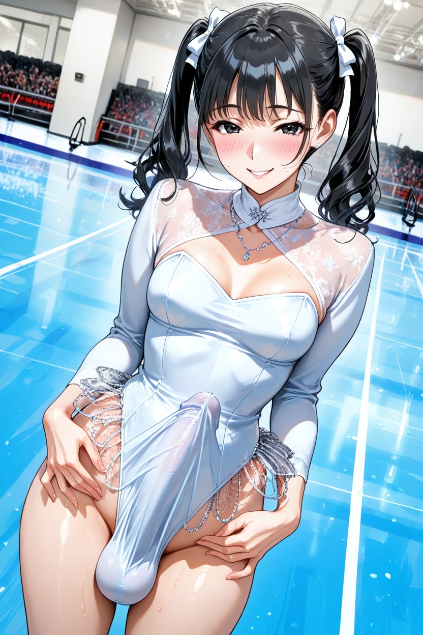Cowboy Shot, Hair Ribbons, Lace Tutu Hentai AI Porn