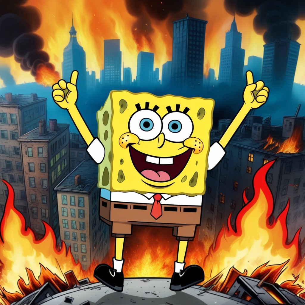 Fairy Tale About Spongebob Squarepants, Comic About Spongebob Squarepants, Fairy Tale About Spongebob Squarepants AI Porn