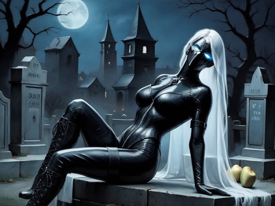 Ghostly Fog, Dark Lighting, Athletic Bodytype AI Porn
