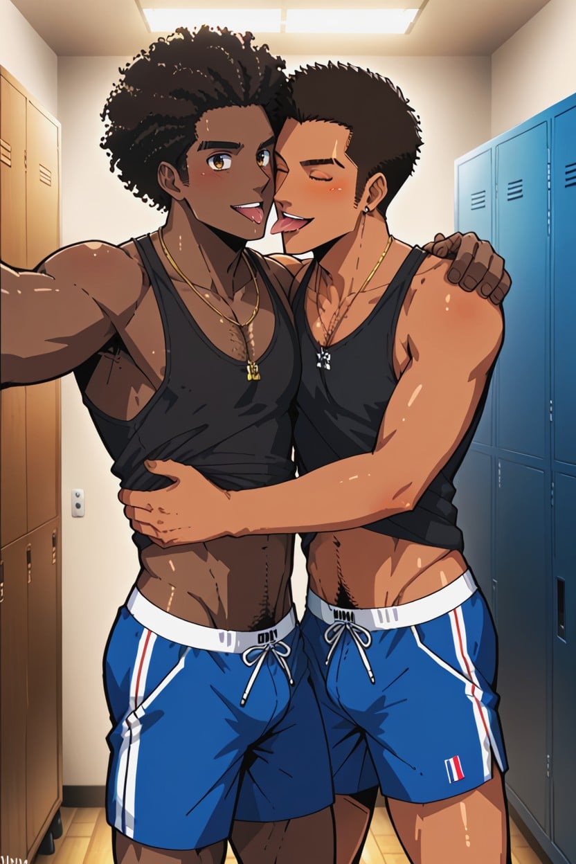 20+, Licking, セルフィー ゲイAIポルノ