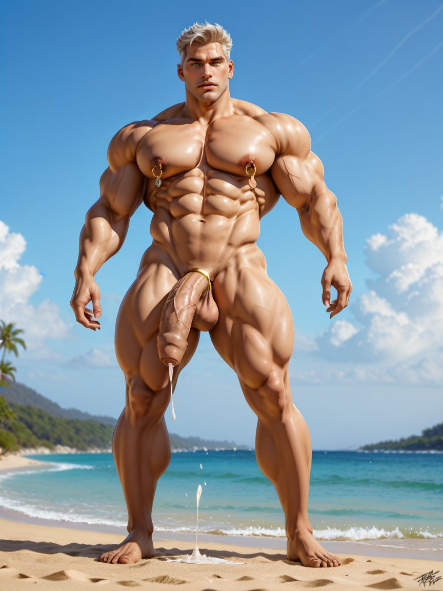 Huge Hands And Feet, Soft Light, Tropical Plantation Porno IA Gay
