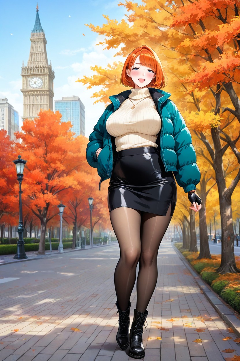Blue Eyes, ヨーロッパの都市, Seductive ヘンタイAIポルノ