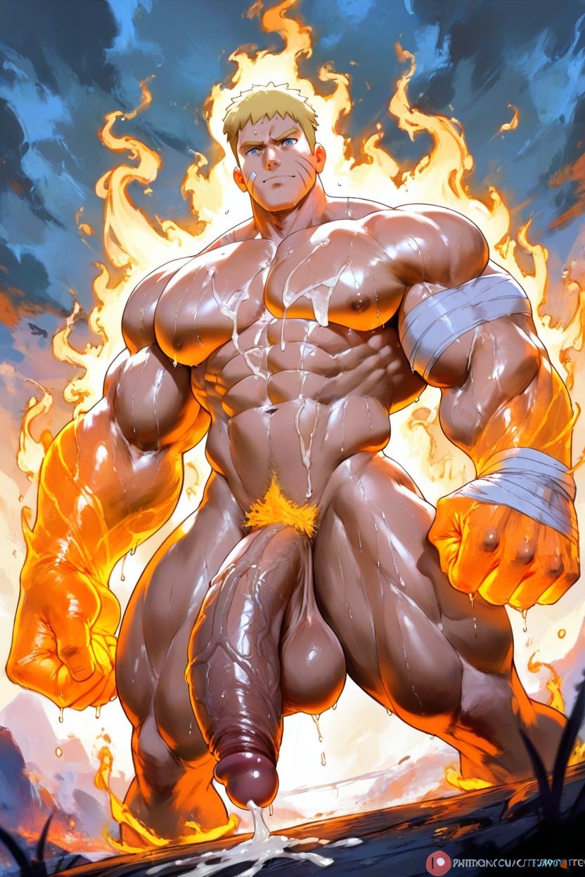 Heavy Balls, Bandage On All Arm, Veiny Body Porno gay IA