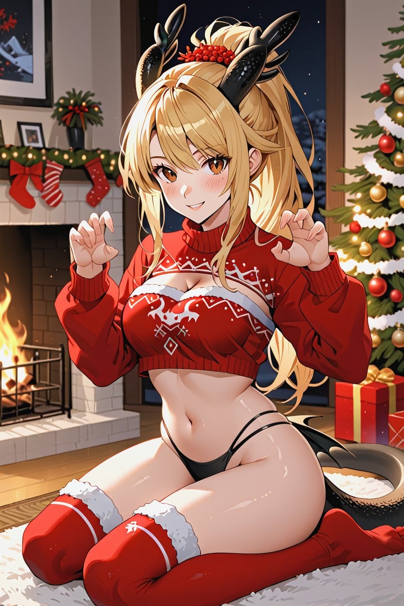 Medium Breast, Medium Breast, Hourglass Figure Furry AI Porn