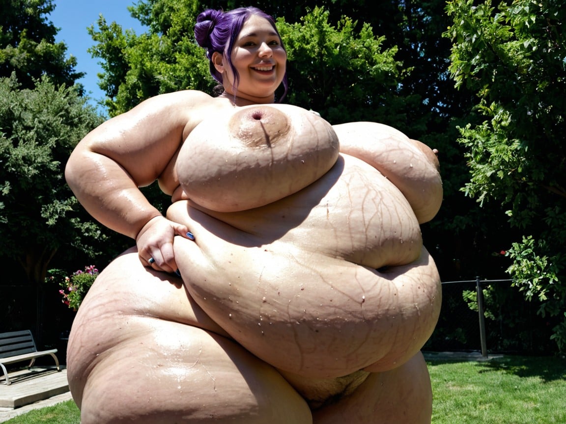 Morbidly Obese Breasts, Morbidly Obese Breasts, Stretch Marks On Breasts BBW AI Porn