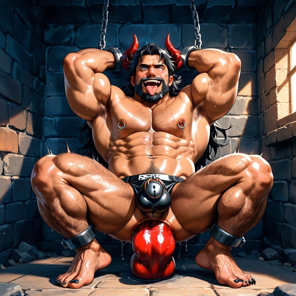 地牢, Handcuffed, Big Calves AI同性戀黃片