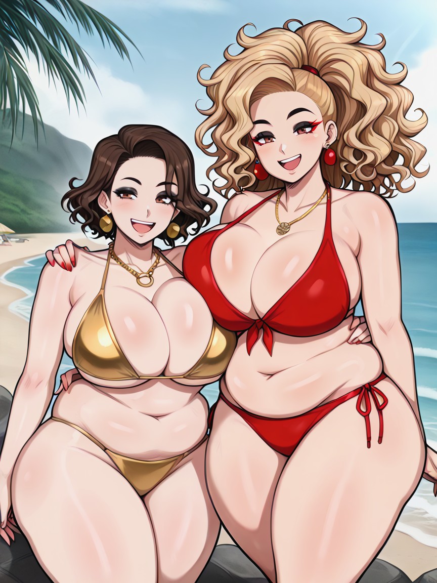 Slightly Chubby, Large Bubble Butt, Large Round Ass Hentai AI Porn