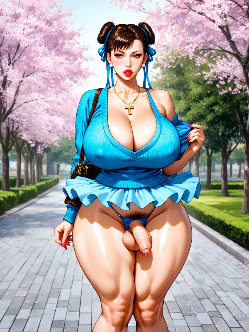 Pequeño, Wide Hips, Park Hentai IA