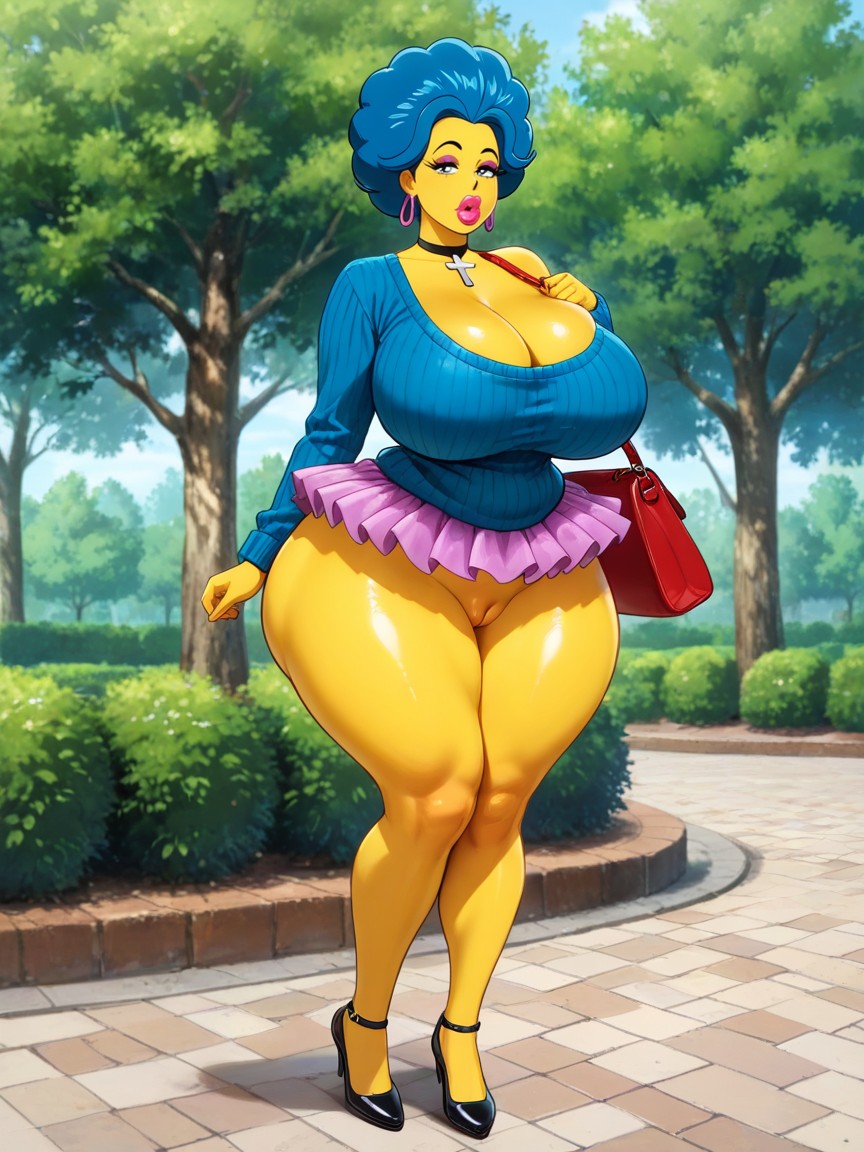 Bbw, 50+, Extremely Large Ass Hentai AI Porn