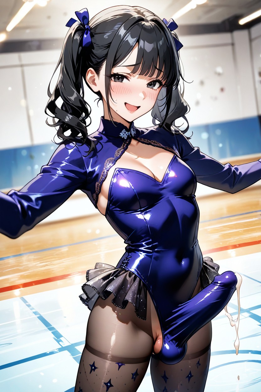 Looking At Viewer, Mussive Cumshot, Gigantic Erect Penis Hentai AI Porn