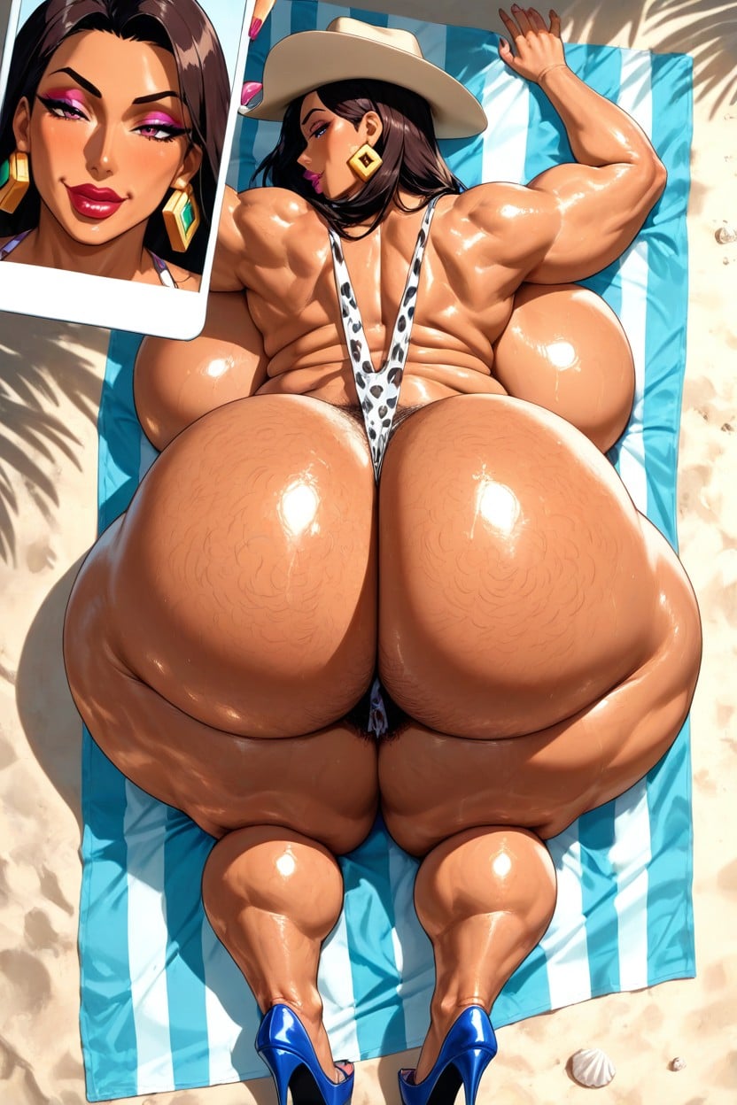 Chel From El Dorado, Huge Bubble Butt, Incredibly Large Ass Hentai AI Porn