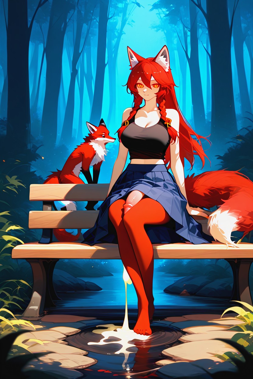 ハーレム, Iridescent Skirt, Zoologistterraria ファーリーAIポルノ