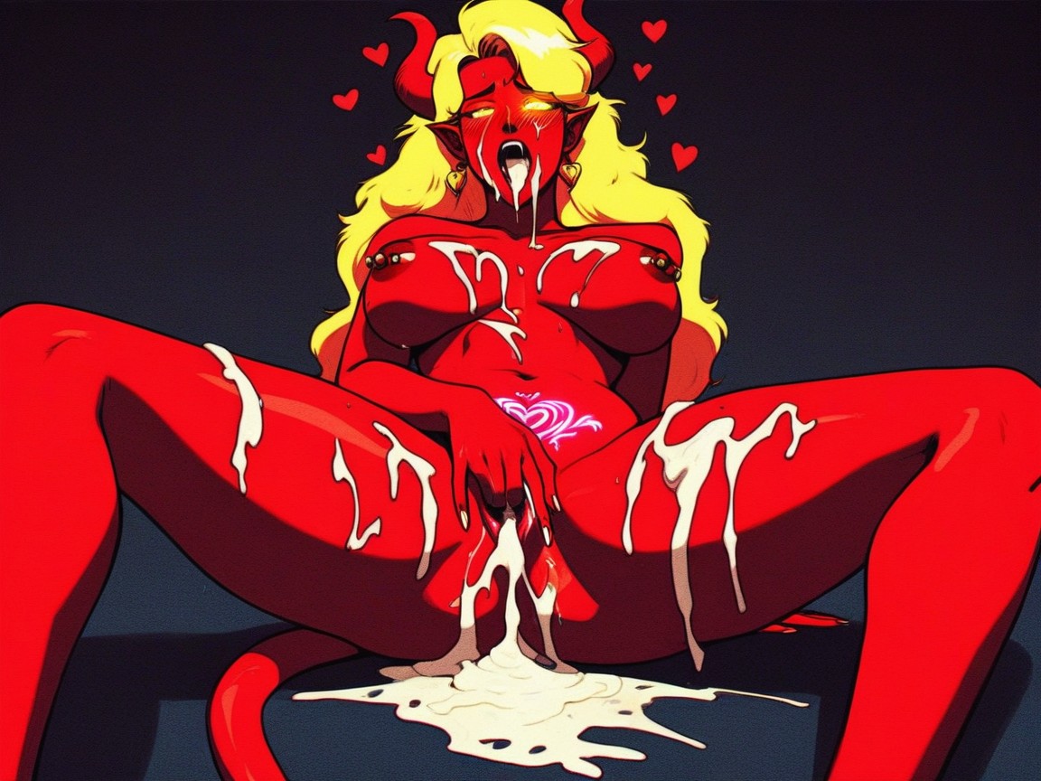 Culo Grande, Succubus, Hyper Cum On Boobs Porno IA