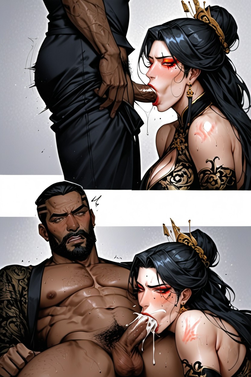 Milf, Sex Dungeon, Black Thug Hentai AI Porn