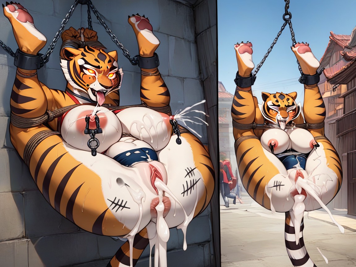Multiple Views Normal /after Sex /pregnant, Used By Many, Tally Marks Furry AI Porn