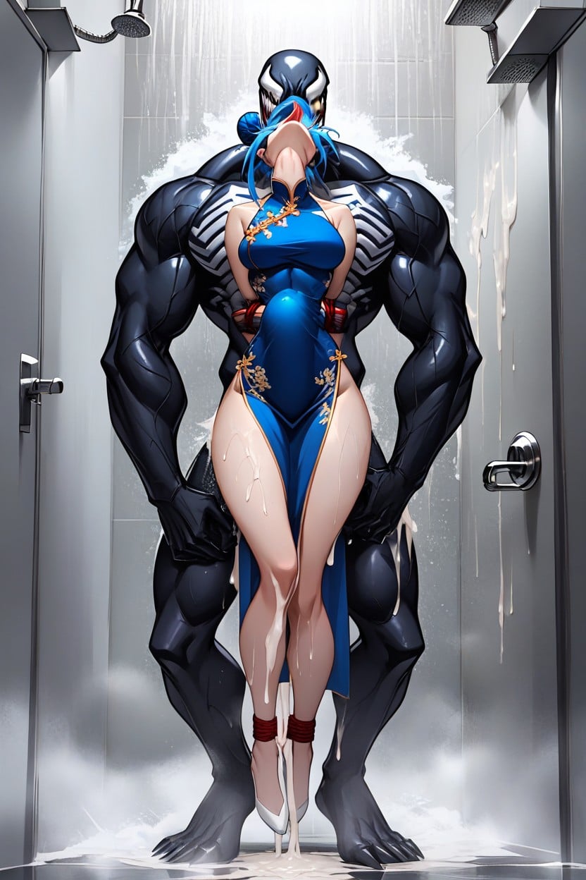 Pale Skin, Legs Dangling, Suspended Monster Porn KI Porno