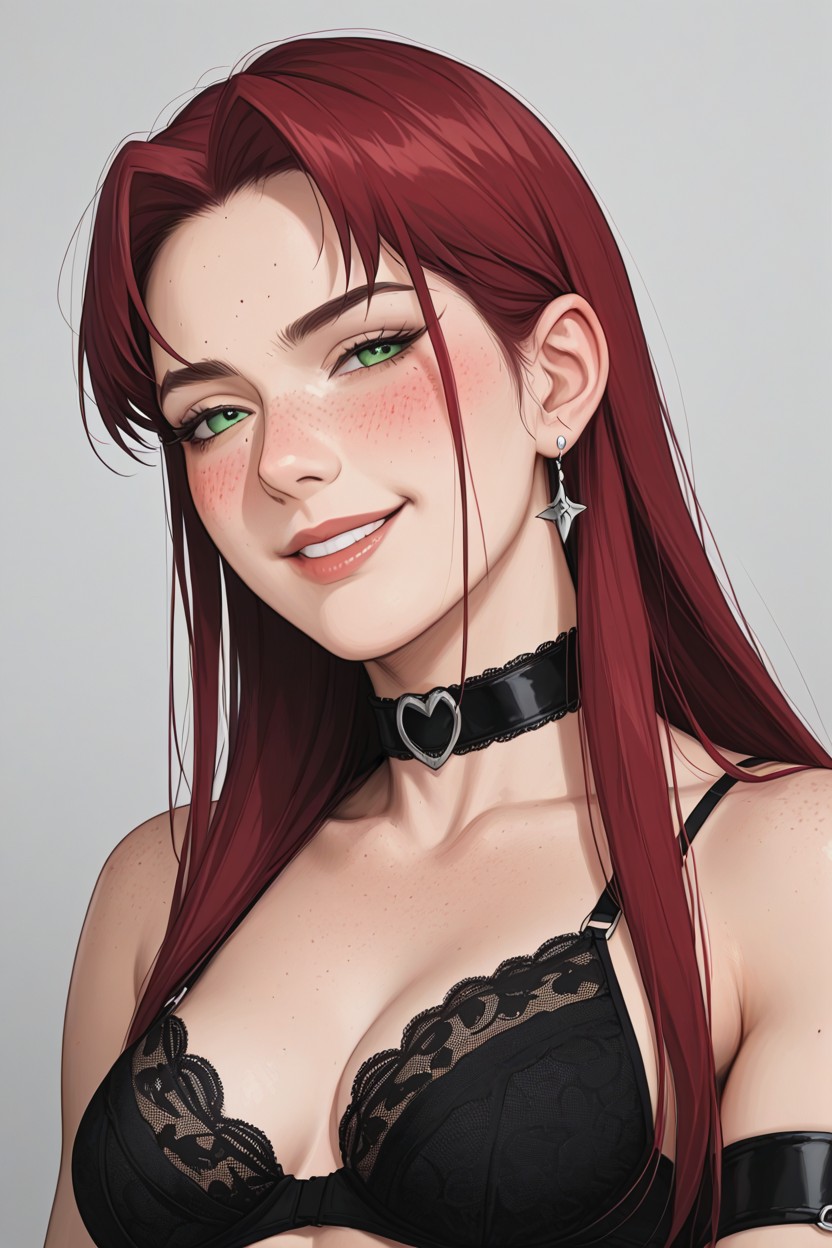 Choker, Standing, Straps AI Porn