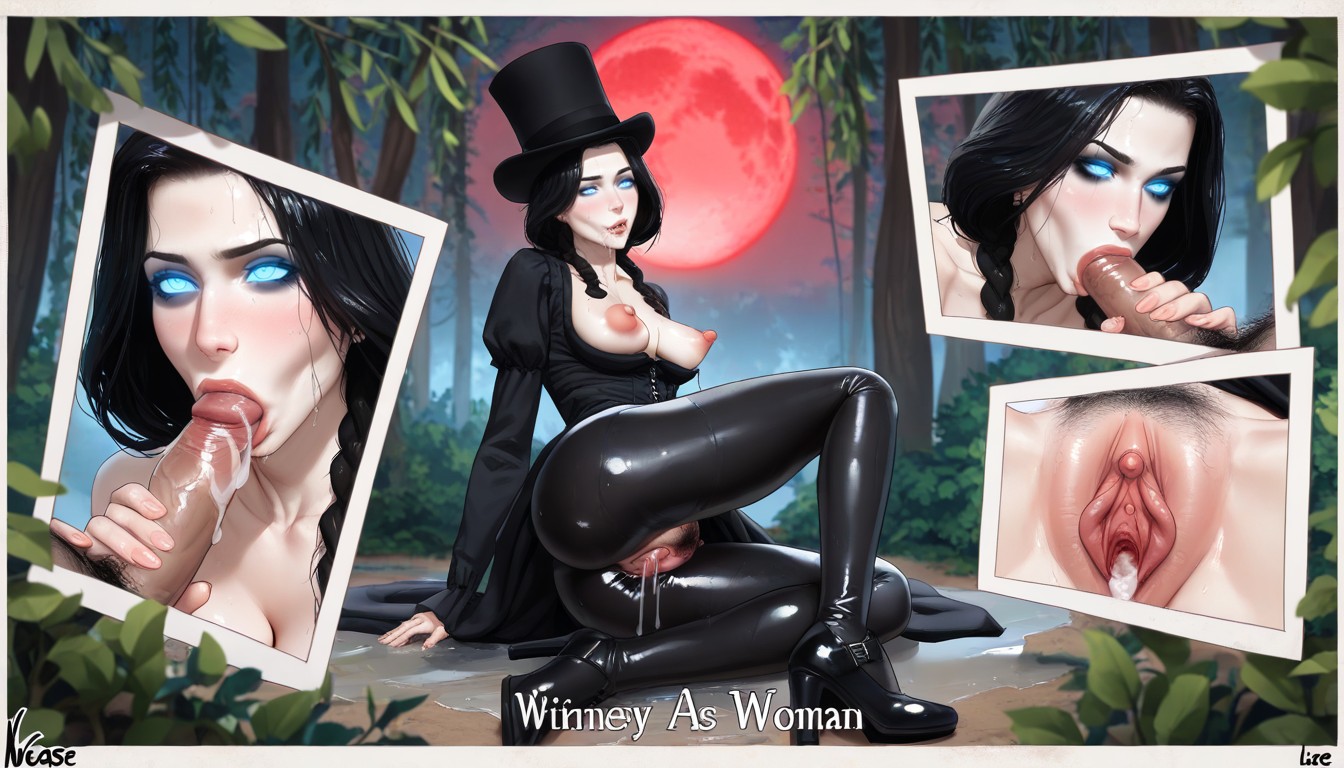 Wolfman, No Glasses, Clitoris Like A Penis Hentai AI Porn
