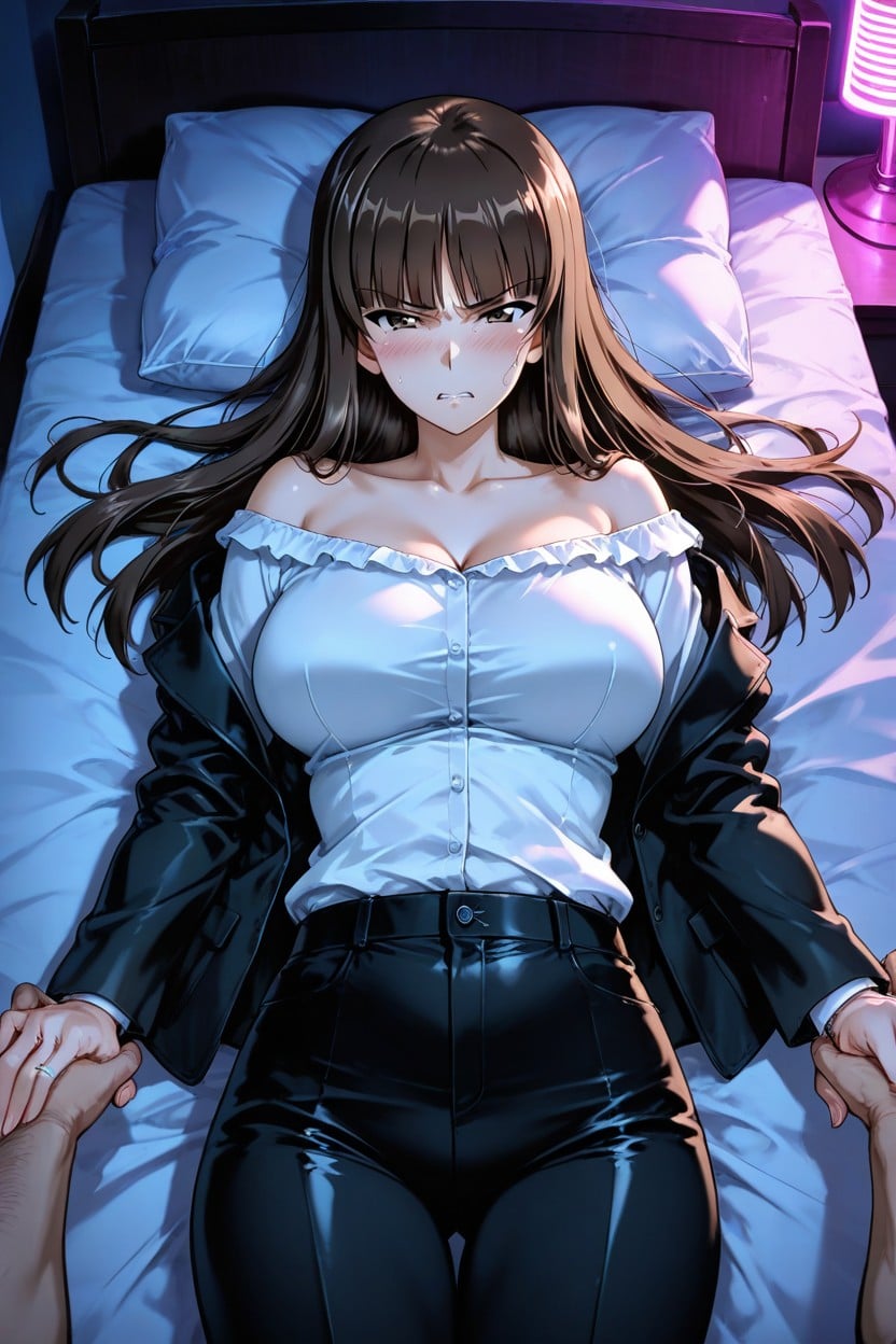 Cuckold, Laying, Hating The Man Hentai AI Porn